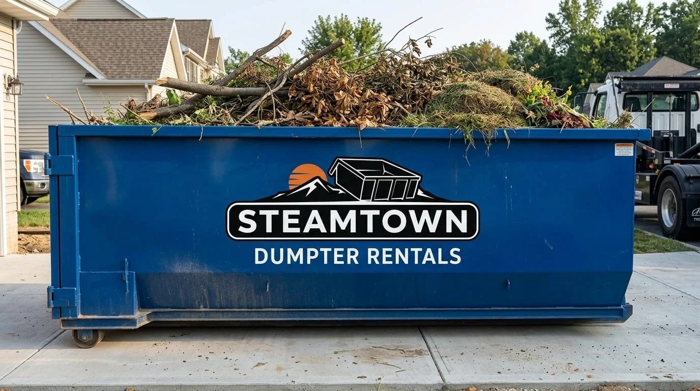 Yard Waste Dumpster rental Scranton PA